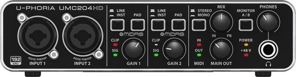 Behringer UMC 204 HD (USB)