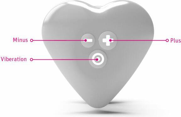 Image du produit Mystim Vibromasseur Hearts Desire Lay-On Rose