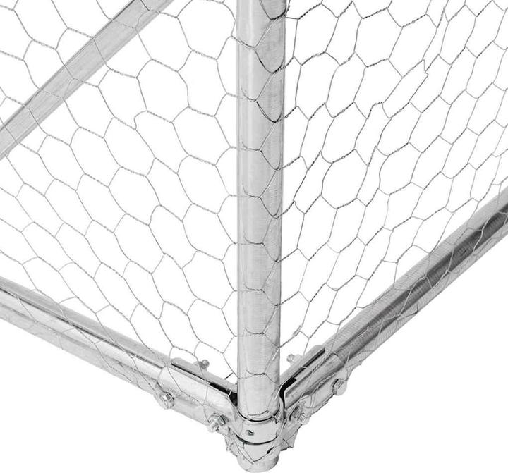 Image du produit VidaXL Poulailler 2,5x2x2,25 m Acier galvanisé Enclos extérieur Poulailler pour animaux
