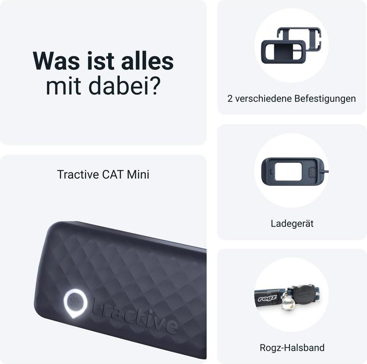Produktbild Tractive CAT Mini GPS Tracker für Katzen (Katze, Allgemein)