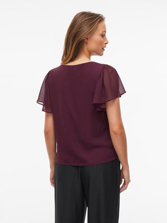 Actual product image Vila Kurzärmeliges Top mit V-Ausschnitt (38)