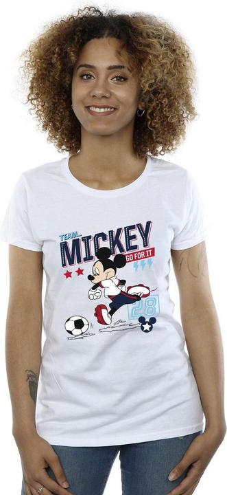 Immagine prodotto Disney Mickey Mouse Team Mickey Football Maglietta Donna (S)
