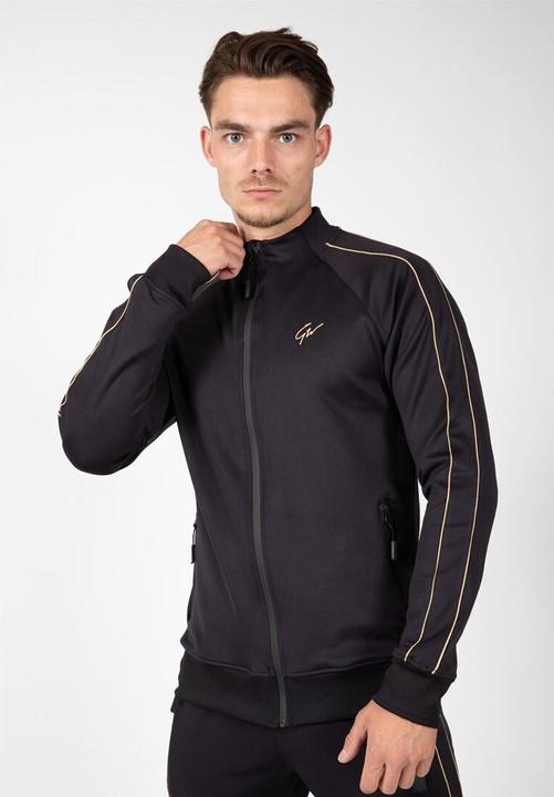Actual product image Gorilla Wear Reversible Track Jacket Black/Gold (S)