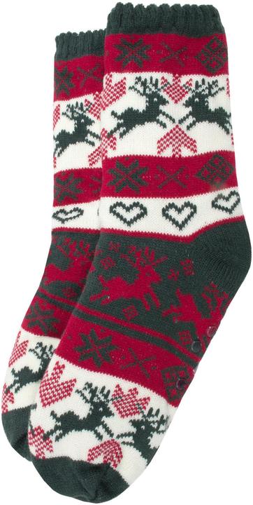 Produktbild Normani Strick-Kuschelsocken mit Norwegermotiv und ABS (Einzelpack, 35 - 41)