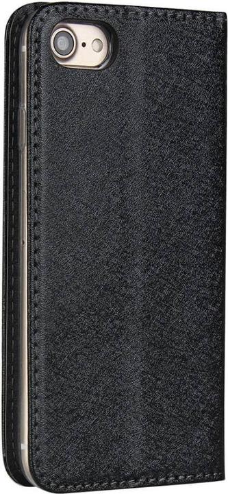 Produktbild Cover-Discount iPhone SE / 8 / 7 - Silk Texture Flip Case schwarz (Apple iPhone SE (2nd Gen), Apple iPhone 8, Apple iPhone 7)