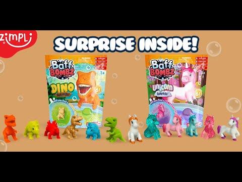 Produktbild Zimpli Kids Zimpli Baff Bombz Überraschung mit sammelbarer Einhornfigur, Badebomben-Spielzeug