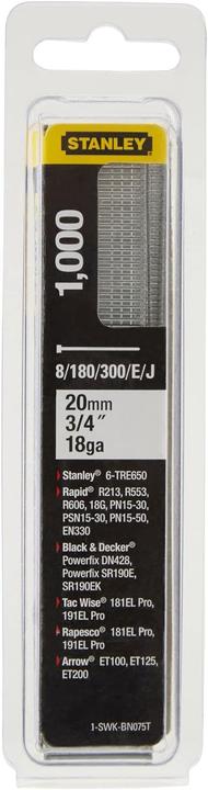 Stanley 20MM/3/4"/18GA BRAD NAILS J T