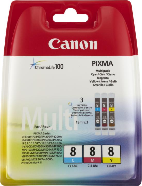 Produktbild Canon CLI-8 Multipack (M, C, Y)