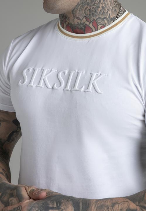 Immagine prodotto Siksilk Maglietta Logo in bianco (L)
