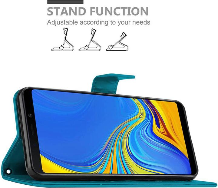 Image du produit Cadorabo Couverture du livre de fleurs (Samsung Galaxy A9 (2018))