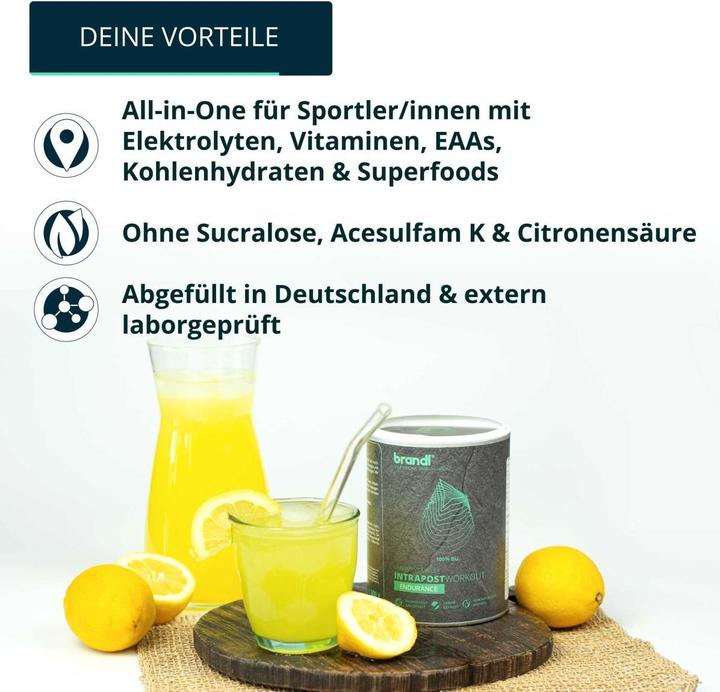 Immagine prodotto Brandl-Nutrition Vegano di resistenza (Limone, 1 pz., 600 g)