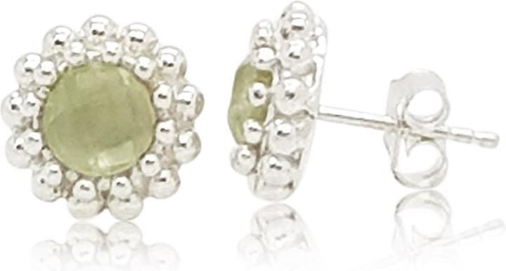 Actual product image Leyda Prenith earrings (Coloured stone)