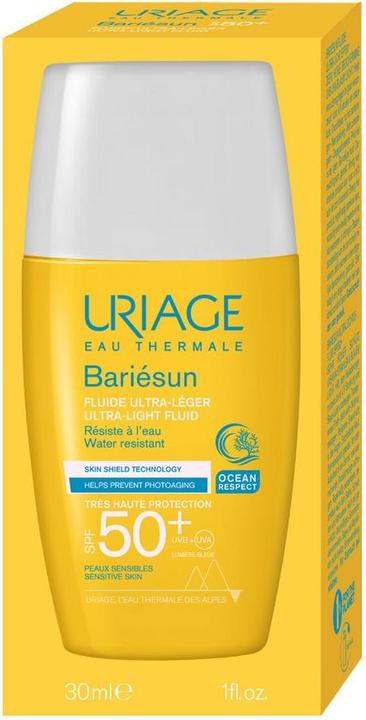 Produktbild Uriage Bariésun Ultraleichtes Fluid LSF50+ Fl 30 ml (Sonnencreme, SPF 50+, 30 ml, 50 g)