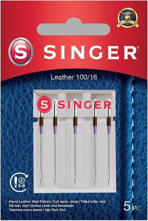 Produktbild Singer Leder Nähmaschinennadel, 100/16, 5er Pack