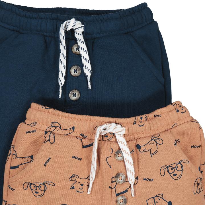 Image du produit La Redoute Collections Lot de 2 pantalons sweat à entrejambe basse (86)