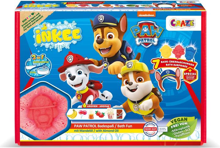 Immagine prodotto Craze Scatola a sorpresa Inkee Paw Patrol (Bombe da bagno)