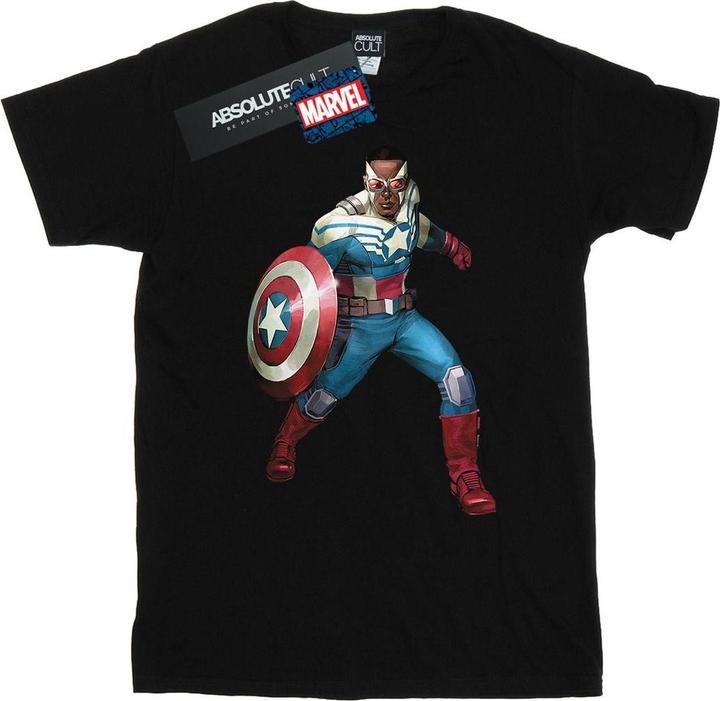 Immagine prodotto Falcon Is Captain America Maglietta Uomo (L)