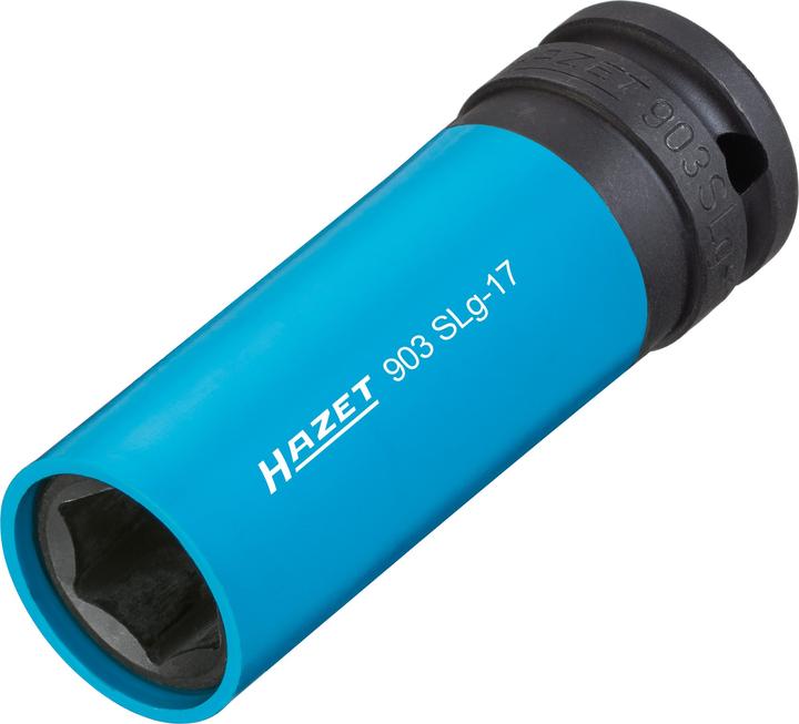 Produktbild HAZET Schlag-, Maschinenschrauber Steckschlüsseleinsatz ∙ Sechskant 903SLG-17 ∙ Vierkant12,5 mm (1/… (17 mm)