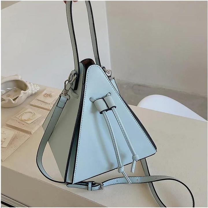 Immagine prodotto Only-Bags.Store Mini borsa con coulisse, borsa a tracolla in tinta unita, pochette in ecopelle