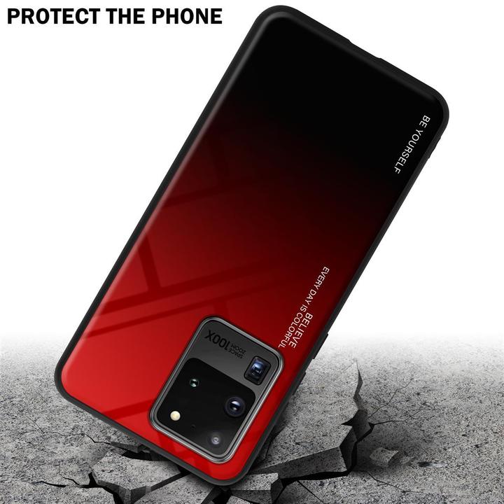 Productafbeelding Cadorabo TPU 2 kleuren glasdekking (Samsung Galaxy S20 Ultra)