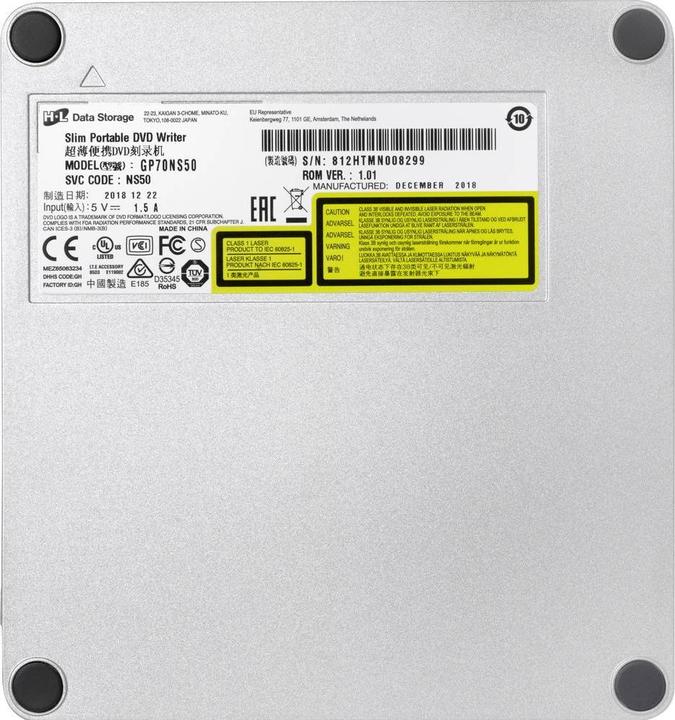 Produktbild LG GP70NS50 (DVD Brenner, CD Brenner, DVD Laufwerk, CD Laufwerk)