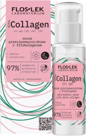 Actual product image Floslek FLOSLEK Fito Collagen Anti-Wrinkle Serum przeciwzmarszczkowe serum z fitokolagenem 30ml (30 ml)