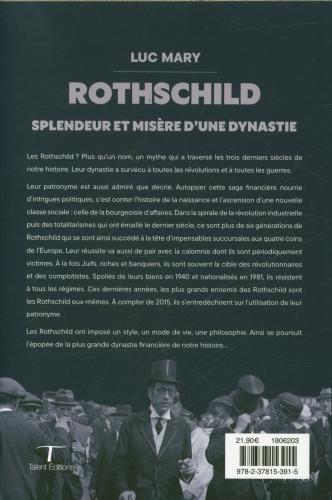 Produktbild Rothschild : splendeur et misère d'une dynastie (Französisch, Mary Luc, 2024)
