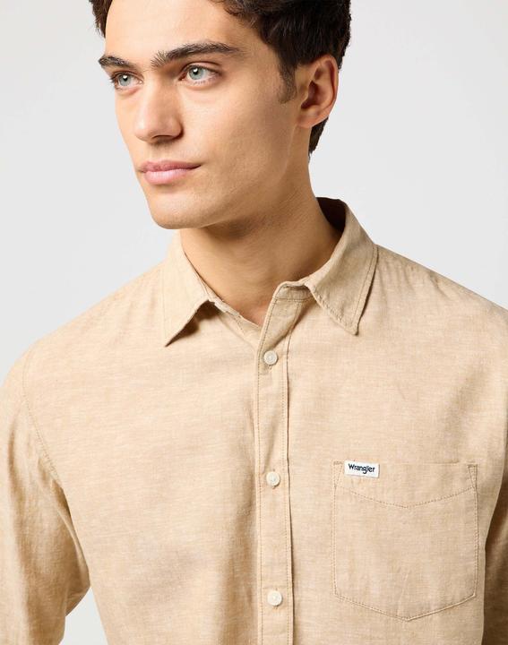Actual product image Wrangler Leinenhemd 1 Pkt Shirt (XL)