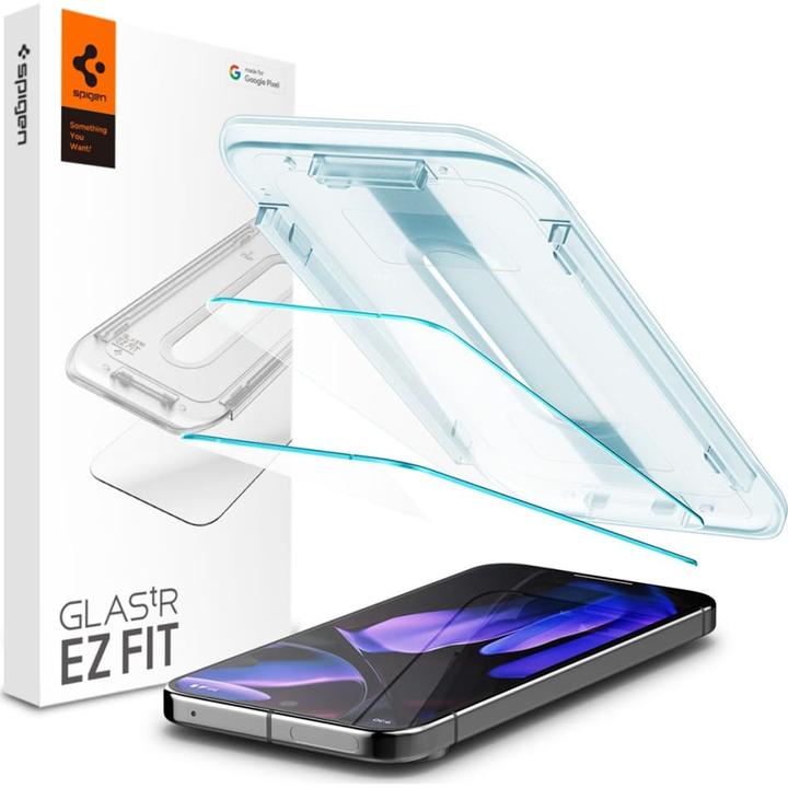 Image du produit Spigen EZ Fit Protecteur d'écran en verre trempé Clear Google Pixel 9 Pro XL 2-Pack (2 pièce(s), Google Pixel 9 Pro XL)