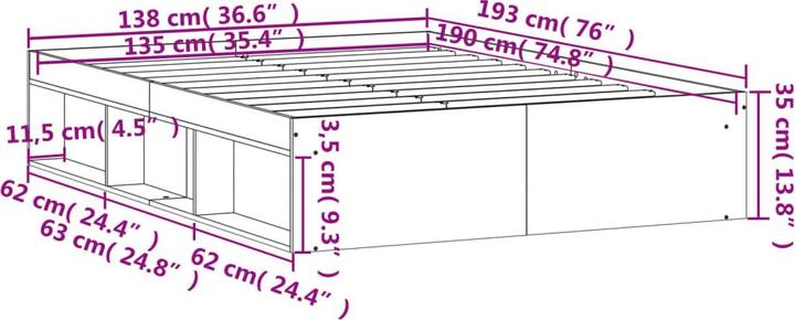 Image du produit VidaXL Rollins (135 x 190 cm)