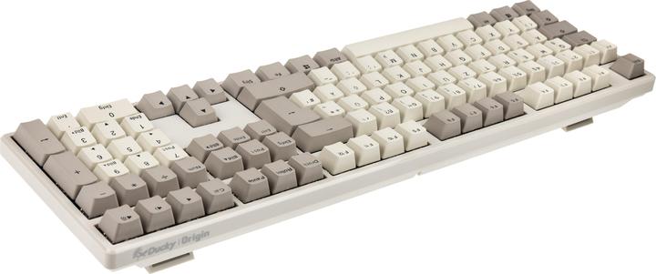 Produktbild Ducky Origin Vintage Gaming Tastatur, Cherry MX-Speed-Silver (DE, Kabelgebunden)