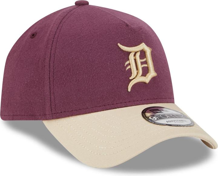 New Era A-Frame 9Forty Cap MOLESKIN Detroit Tigers maroon (One Size)