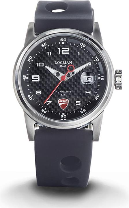Actual product image Locman Italy Men's Watch Ducati Automatic Ref. D104A09S (Analogue wristwatch, 43 mm)