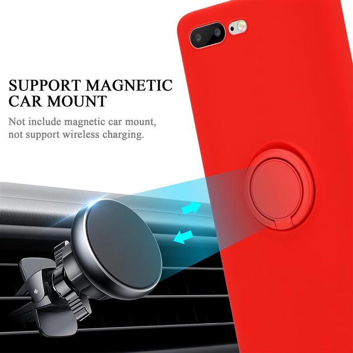Productafbeelding Cadorabo TPU Vloeibare Ring Silicone Hoesje (Apple iPhone 7 Plus, Apple iPhone 7s Plus)
