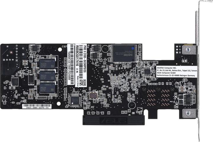 Valeurs nutritives et ingrédients ASUS Contrôleur RAID PIKE II 3108-8I/240PD/2G