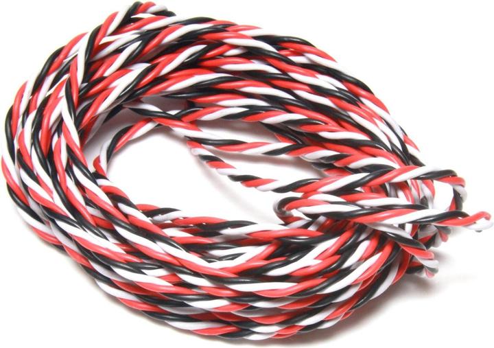 Actual product image EP Servo cable twisted, Futaba 5m