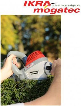 Actual product image Ikra Electric hedge trimmer Mogatec 600 Watt IHS 600 (Electric hedge trimmer)