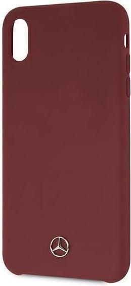 Image du produit Mercedes MEHCI65SILRE iPhone Xs Max rouge / rouge ligne silicone solide (Apple iPhone XS Max)