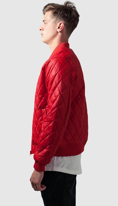 Actual product image Urban Classics Diamond Quilt Leather Imitation Jacket (M)