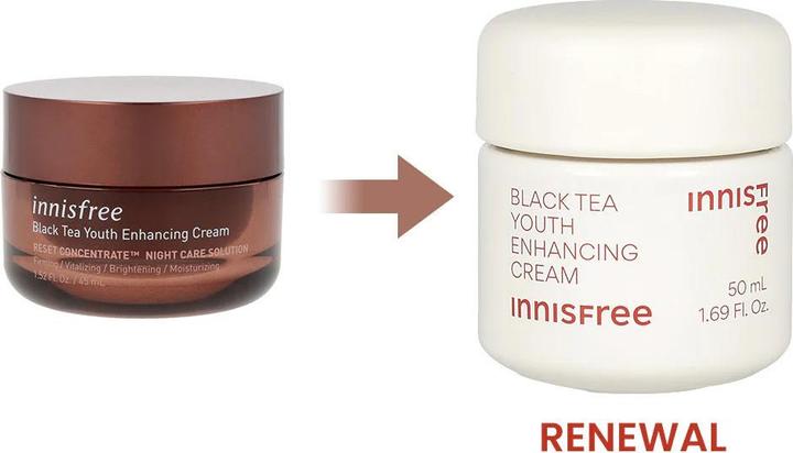 Image du produit Innisfree Crème de jeunesse au thé noir 45ml (45 ml, Crème 24h)