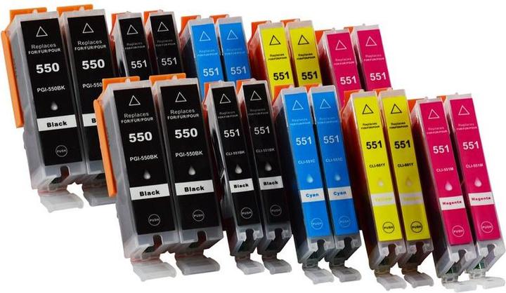 Produktbild Hermex Kompatible Tintenpatrone XL für Canon PIXMA MX925 (M, Y, BK, PGBK, C)