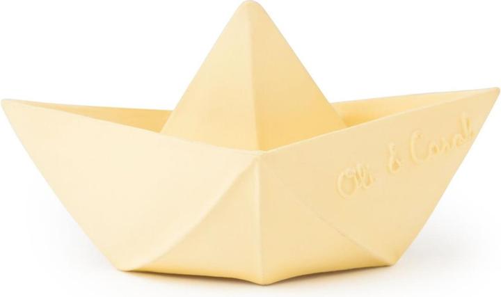 Produktbild Oli and Carol Origami Boat Badespielzeug Monochrome Vanilla