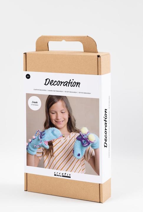 Actual product image Creativ Company Craft Kit - Decoration - Sock Monster (977668)