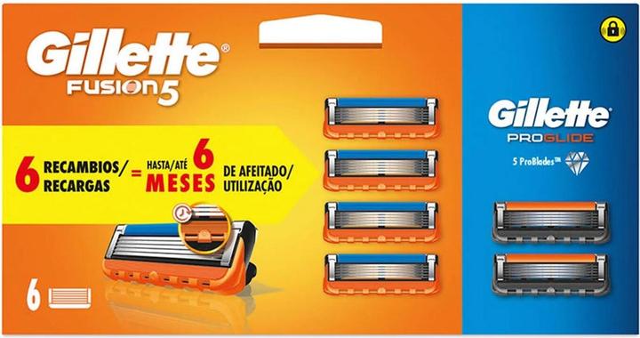 Gillette Fusion 5 Ladegerät mit 4 Proglide-Minen und 2 Nachfüllpackungen