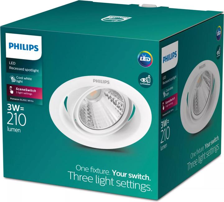Produktbild Philips LUMINAIRE POMERON 59554 3W LED (210 lm)