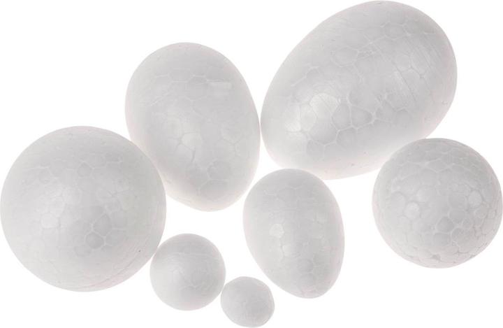 Image du produit Creativ Company Boules et oeufs en polystyrène expansé