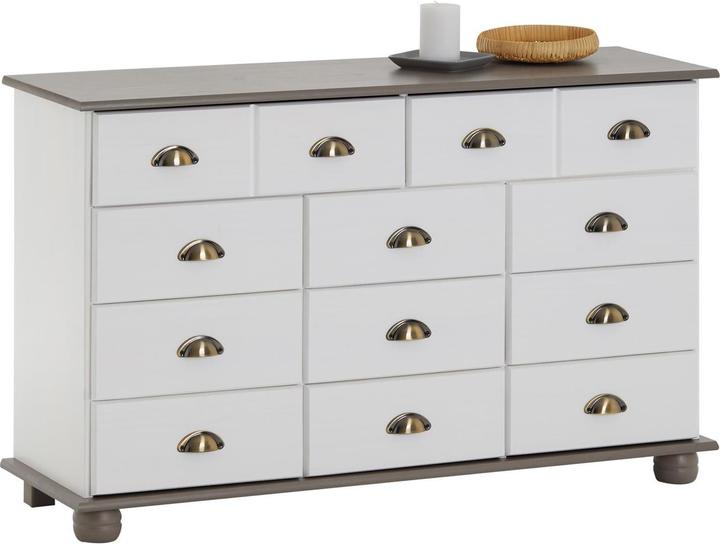 Taupe, White