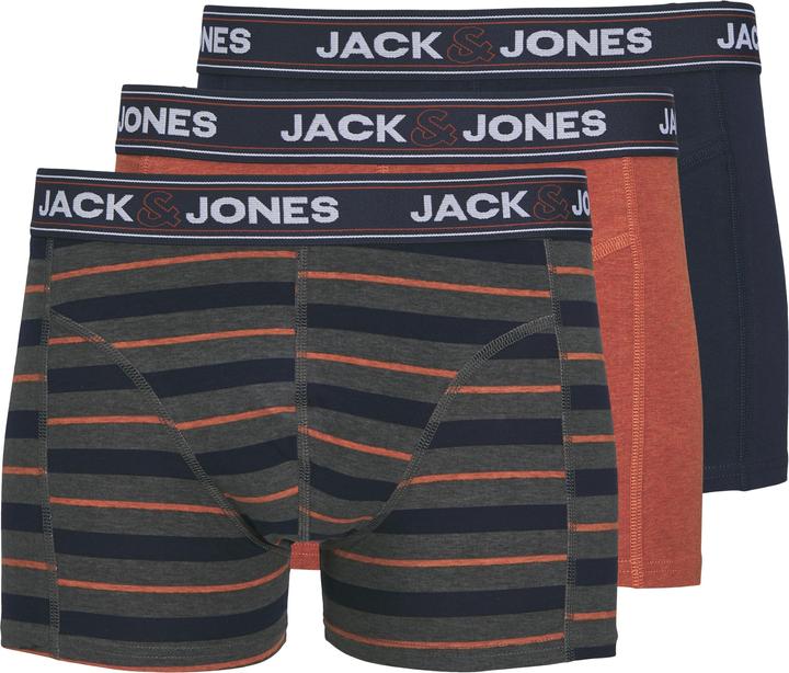 Actual product image Jack & Jones Jacjohn Trunks 3 Pack Sn (L, pack of 3)