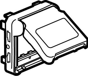 Actual product image Legrand FRAP Mosaic Adapter gr FrAp 69580 Plexo IP55 69580