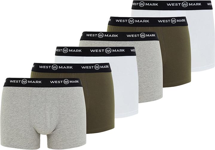 Mélange de gris, Kaki, Blanc
